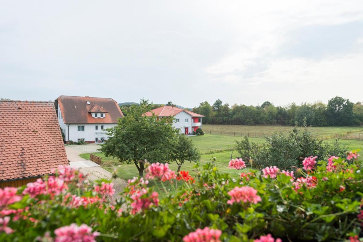 Gasthaus-Pension Hofmann Oberdachstetten Dış mekan fotoğraf